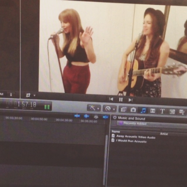 Editing a new acoustic video for our new single Away! Happy Sunday everyone! Will be performing this song at our gig on Wed. Jan. 22nd at the House of Blues at 10pm