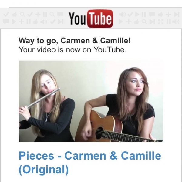 Our new video for is up! A new original called Pieces, with recorded version coming soon :) http://youtu.be/ZiJ6S4td7Aw